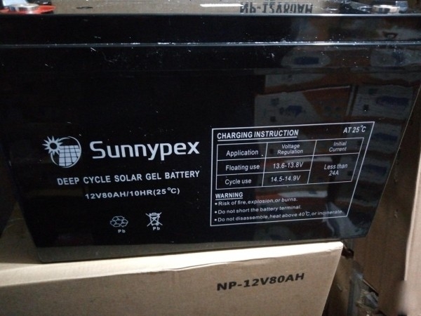 50 AH Sunnypex Solar Battery